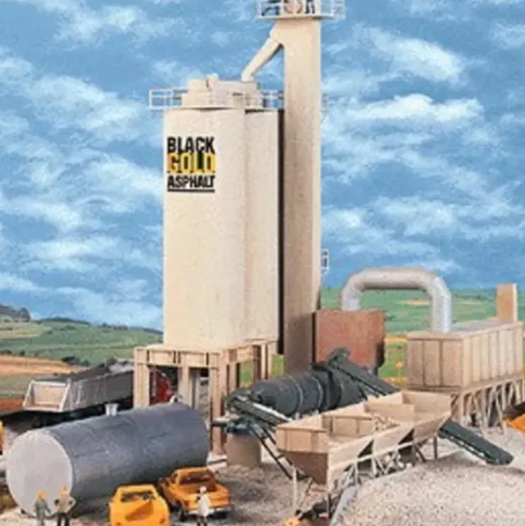 Walthers 933-3085 HO Black Gold Asphalt Hot Mix Plant Industrial Building Kit - Your Source for Gaming Essentials* Trains