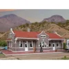 Walthers 933-4055 HO Brick Mission-Style Santa Fe Depot Commercial Building Kit - Your Source for Gaming Essentials* Trains