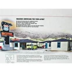 Walthers 933-2822 HO Built-Ups Route 66 Motel - Your Source for Gaming Essentials* Trains
