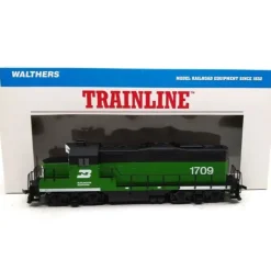 Walthers 931-101 HO Burlington Northern EMD GP9M Diesel Loco Standard DC #1709 - Your Source for Gaming Essentials* Trains