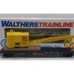 Walthers 931-1782 HO Chessie System/B&O Log Crane Car #9151 - Your Source for Gaming Essentials* Trains