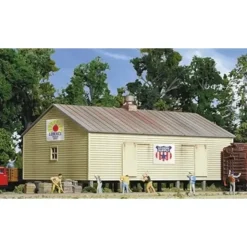 Walthers 933-3529 HO CO-OP Storage Shed on Pilings Building Kit - Your Source for Gaming Essentials* Trains