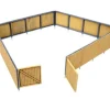Walthers 933-3632 HO Corrugated Fence Kit - Your Source for Gaming Essentials* Trains