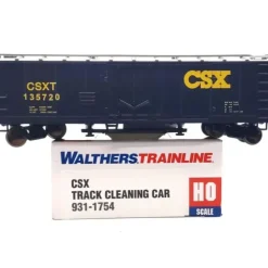 Walthers 931-1754 HO CSX 40' Plug-Door Track Cleaning Boxcar #135720 - RTR - Your Source for Gaming Essentials* Trains