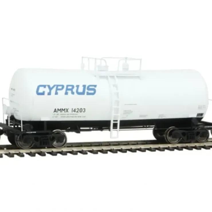 Walthers 920-100130 HO Cyprus AMMX 40' UTLX Funnel-Flow Tank Car #14204 - Your Source for Gaming Essentials* Trains