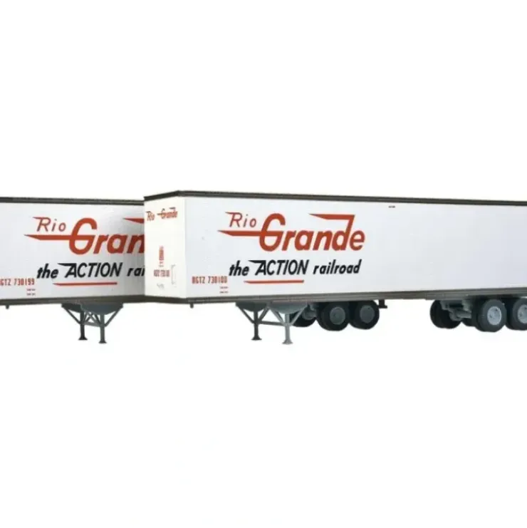 Walthers 949-2204 HO Denver & Rio Grande Western 45' Trailer (Pack of 2) - Your Source for Gaming Essentials* Trains