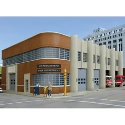 Walthers 933-3765 HO Fire Department Headquarters Building Kit - Your Source for Gaming Essentials* Trains