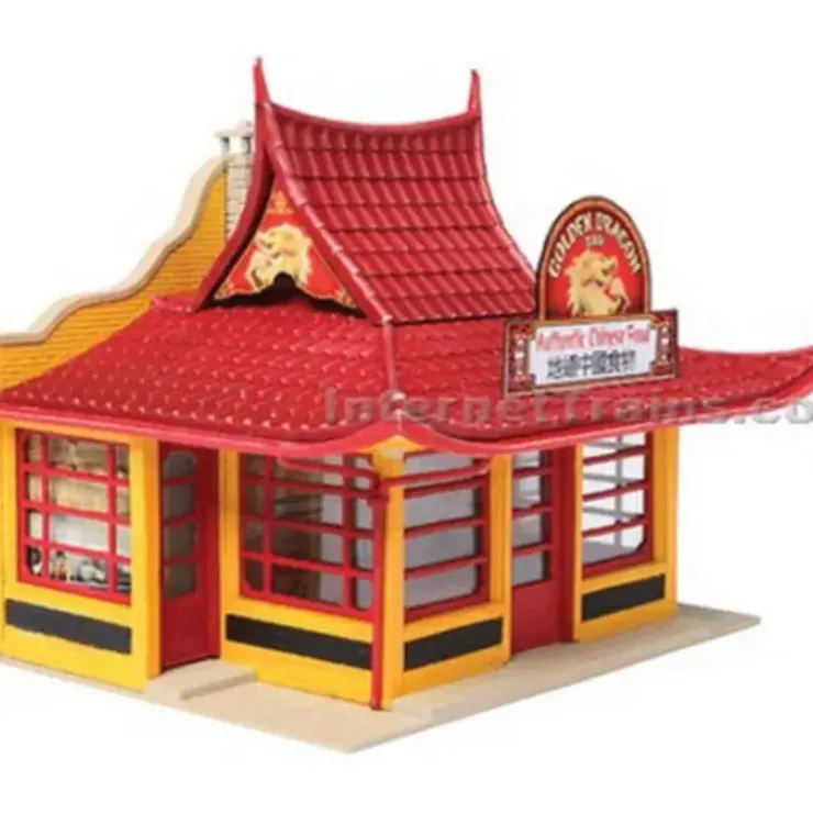 Walthers 933-3780 HO Golden Dragon Chinese Takeout Building Kit - Your Source for Gaming Essentials* Trains