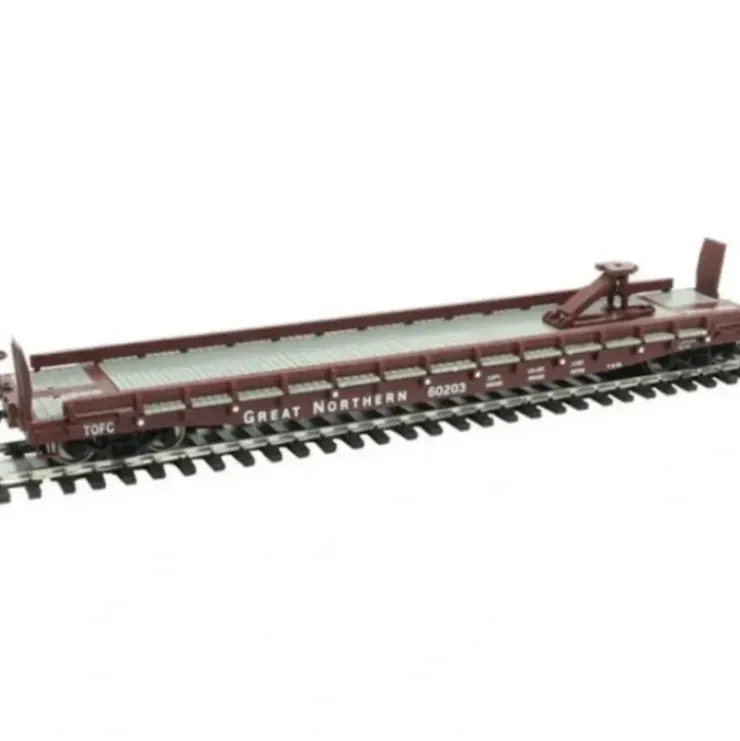 Walthers 910-5115 HO Great Northern 53' GSC Piggyback Service Flatcar #60203 - Your Source for Gaming Essentials* Trains