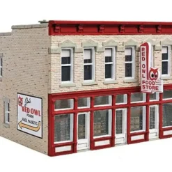 Walthers 933-3472 HO Jim's Red Owl Building Kit - Your Source for Gaming Essentials* Trains