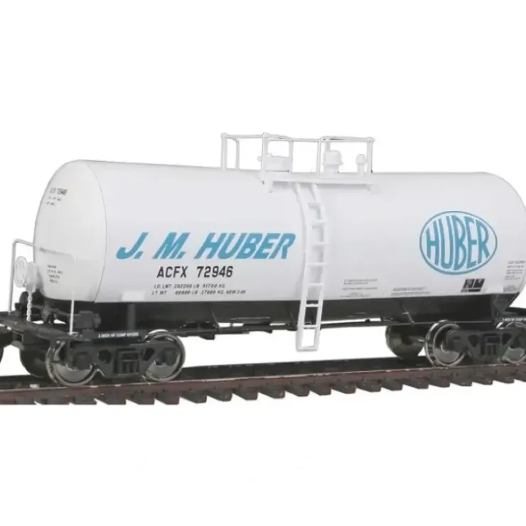 Walthers 920-100125 HO J.M. Huber JMHX 40' UTLX Funnel Flow Tank Car #72946 - Your Source for Gaming Essentials* Trains