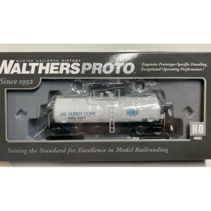 Walthers 920-100133 HO J. M. Huber 40' UTLX Funnel-Flow Tank Car #69011 - Your Source for Gaming Essentials* Trains