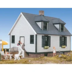 Walthers 933-3657 HO Lake Forest Cottage & Accessories Building Kit - Your Source for Gaming Essentials* Trains