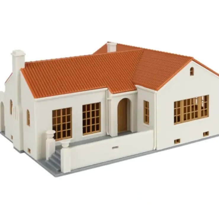 Walthers 933-3785 HO Mission-Style Bungalow House Kit - Your Source for Gaming Essentials* Trains