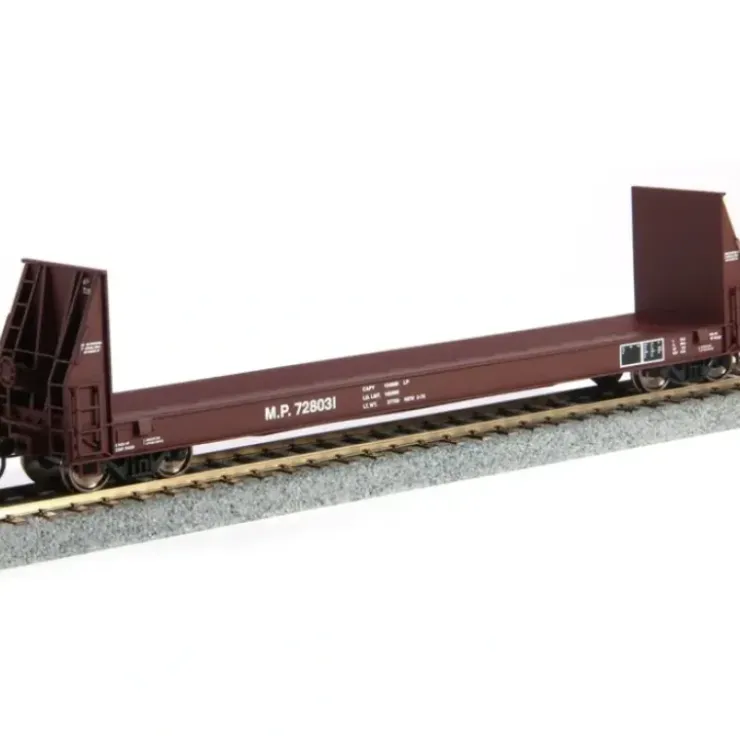 Walthers 920-104506 HO Missouri Pacific 50' Pulpwood Flatcar RTR #728049 - Your Source for Gaming Essentials* Trains