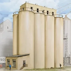 Walthers 933-2942 HO Modern Grain Head House With Silos Industrial Building Kit - Your Source for Gaming Essentials* Trains