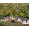 Walthers 933-3482 HO Motel Cabin 4-Pack Kit - Your Source for Gaming Essentials* Trains
