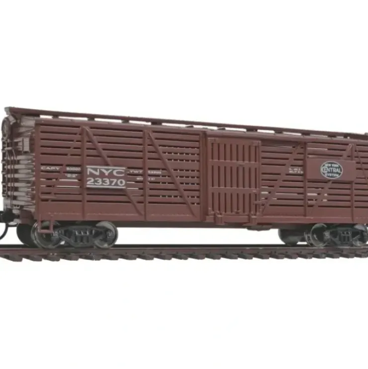 Walthers 910-4507 HO New York Central 40' Stock Car w/ Dreadnaught RTR #23370 - Your Source for Gaming Essentials* Trains