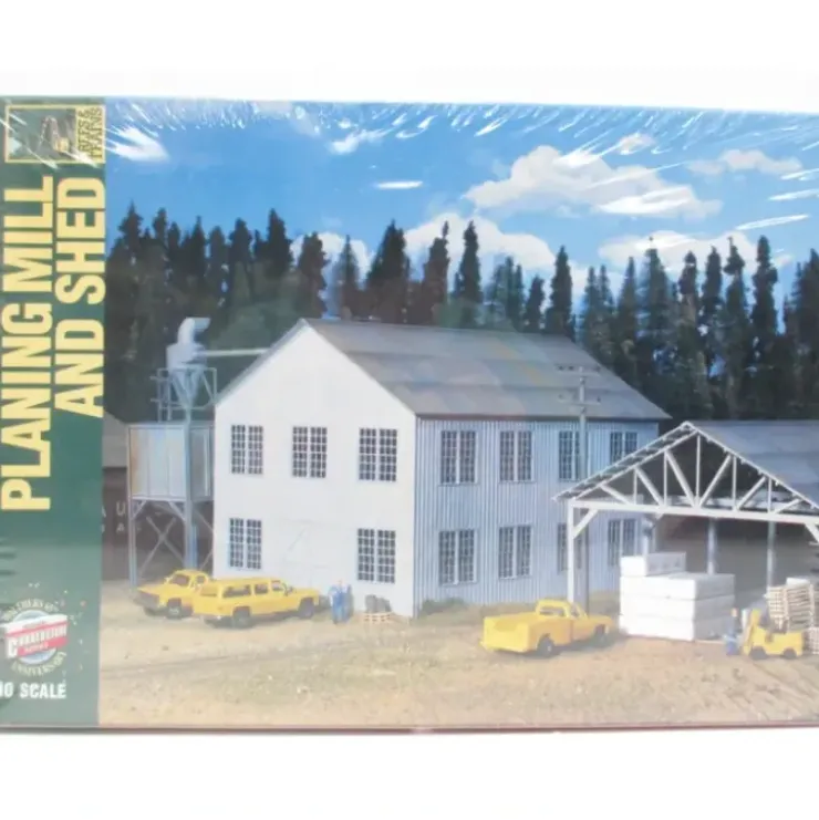 Walthers 933-3059 HO Planing Mill and Shed Industrial Structure Building Kit - Your Source for Gaming Essentials* Trains
