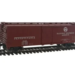 Walthers 910-2405 HO PRR 40' Steel Boxcar w/Dreadnaught End #2145 - Your Source for Gaming Essentials* Trains