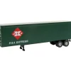 Walthers 949-2310 HO Railway Express Agency 40' Trailer Assembled (Pack of 2) - Your Source for Gaming Essentials* Trains