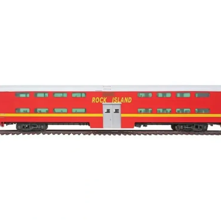 Walthers 920-16522 HO Rock Island 85' Pullman-Standard Bi-Level Commuter Cab Car - Your Source for Gaming Essentials* Trains
