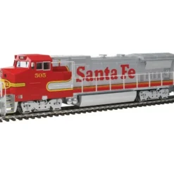 Walthers 910-9553 HO Santa Fe GE Dash 8-40BW Diesel Locomotive #505 LN/Box - Your Source for Gaming Essentials* Trains