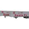 Walthers 949-2314 HO Santa Fe 40' Trailer 2-Pack - Assembled - Your Source for Gaming Essentials* Trains