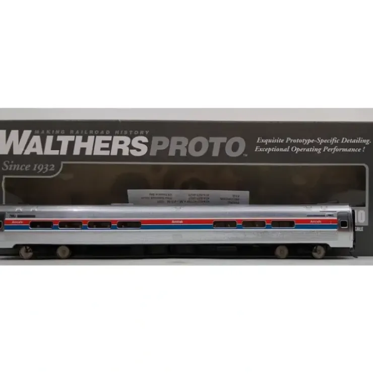Walthers 920-11240 HO Scale Amtrak 85' Amfleet I Amcafe (Phase II) Passenger Car - Your Source for Gaming Essentials* Trains