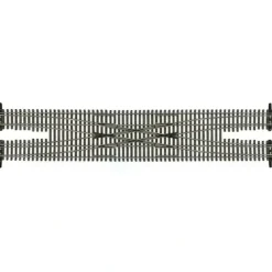 Walthers 948-8812 HO Scale Code 83 #6 Double Crossover - Your Source for Gaming Essentials* Trains