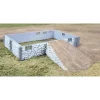 Walthers 933-3331 HO Scale Fieldstone Barn Base & Ramp Kit - Your Source for Gaming Essentials* Trains