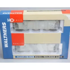 Walthers 932-261451 HO Scale Santa Fe PS-2 2893 Cu Ft Covered Hopper 2-Pack - Your Source for Gaming Essentials* Trains