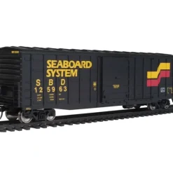 Walthers 910-2313 HO Seaboard 50' Waffle-Side Boxcar - Ready To Run #125963 - Your Source for Gaming Essentials* Trains