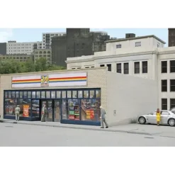 Walthers 933-3477 HO 24-Seven Quick Mart Building Kit - Your Source for Gaming Essentials* Trains