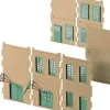 Walthers 933-3722 HO Small Walls W/Windows & Doors Modular Building Pieces - Your Source for Gaming Essentials* Trains