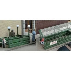 Walthers 933-3762 HO Subway Entrance Builds 2 Complete Models Kit - Your Source for Gaming Essentials* Trains
