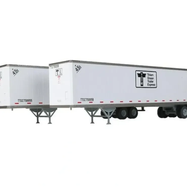 Walthers 949-2202 HO TOTE 45' Stoughton Trailer 2-Pack Assembled #750055 750058 - Your Source for Gaming Essentials* Trains