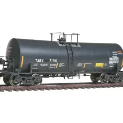 Walthers 920-100019 HO TransRail Inc. TASX 40' 14000G Sulfur Tank Car #7186 - Your Source for Gaming Essentials* Trains