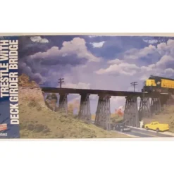 Walthers 933-3147 HO Trestle W/Steel Deck Girder Bridge Structure Kit - Your Source for Gaming Essentials* Trains