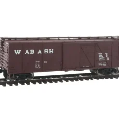 Walthers 910-2506 HO Wabash 40' Single Sheathed Boxcar w/Flat Roof #76076 - Your Source for Gaming Essentials* Trains