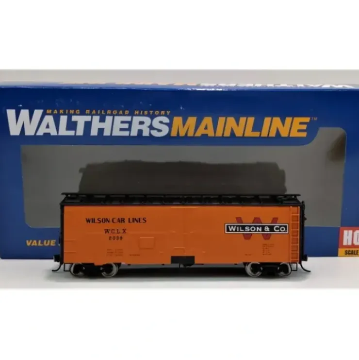 Walthers 910-3512 HO Wilson Car Lines WCLX 40' Steel Meat Reefer RTR #2039 - Your Source for Gaming Essentials* Trains