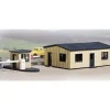 Walthers 933-3517 HO Yard Office & Gatehouse W/Gate Plastic Kit - Your Source for Gaming Essentials* Trains
