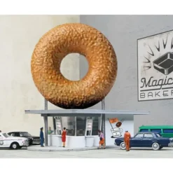 Walthers 933-3835 N Hole-In-One Donut Shop Building Kit - Your Source for Gaming Essentials* Trains