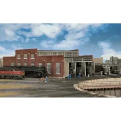 Walthers 933-3261 N Modern Roundhouse Addition 3 Add-On Stalls Building Kit - Your Source for Gaming Essentials* Trains