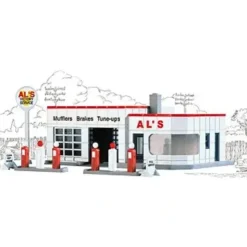 Walthers 933-3243 N Scale Al''s Victory Service With Decalsa Building Kit - Your Source for Gaming Essentials* Trains