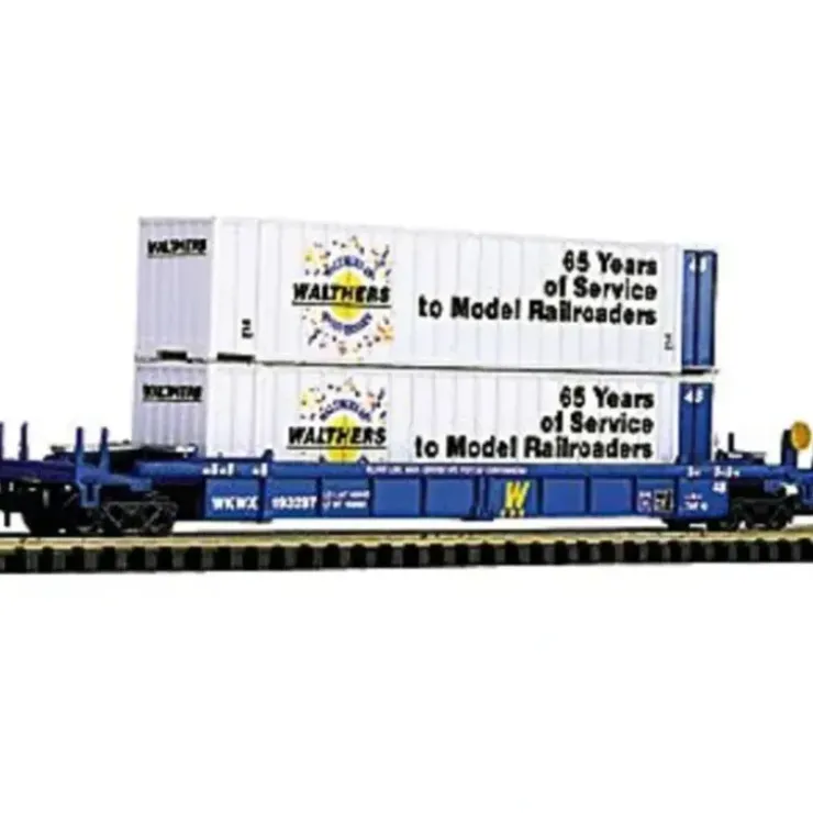 Walthers 949-2 N Walthers 65th Commemorative Car Stand-Alone Double Stack Car - Your Source for Gaming Essentials* Trains