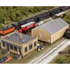 Walthers 933-3822 N Yard Office & Shed Building Kit - Your Source for Gaming Essentials* Trains