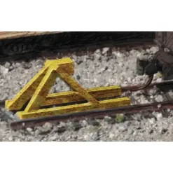 Walthers 933-2602 N Yellow Track Bumpers Built-ups (Pack of 5) - Your Source for Gaming Essentials* Trains