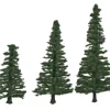 Walthers 949-1159 Pine Trees with Pin Base 1.56"-3.37" (Pack of 10) - Your Source for Gaming Essentials* Trains