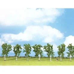 Walthers 949-1164 Short Birch Trees 4" (Pack of 7) - Your Source for Gaming Essentials* Trains